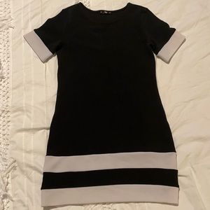 Black and white mini Dress